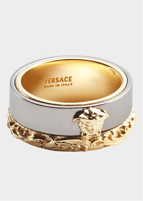 versace medusa ring men|ring female medusa.